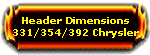 Hemi Header Dimensions
